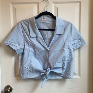 Wilfred Tie Front Button-up